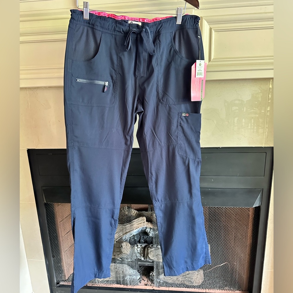 Koi Lite scub set- Navy Blue, Med Top, Petite Medium Pants